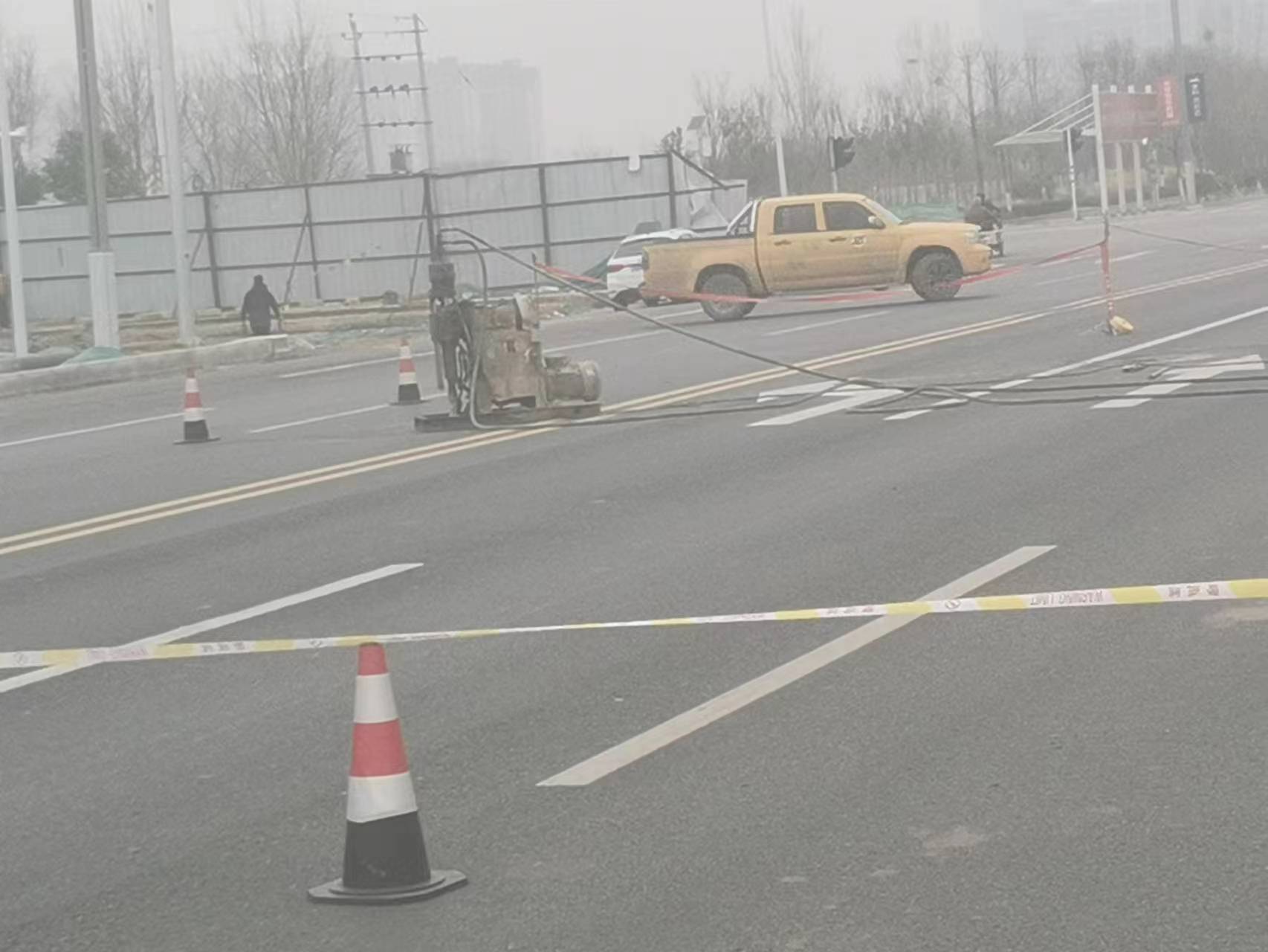 竞秀马路注浆